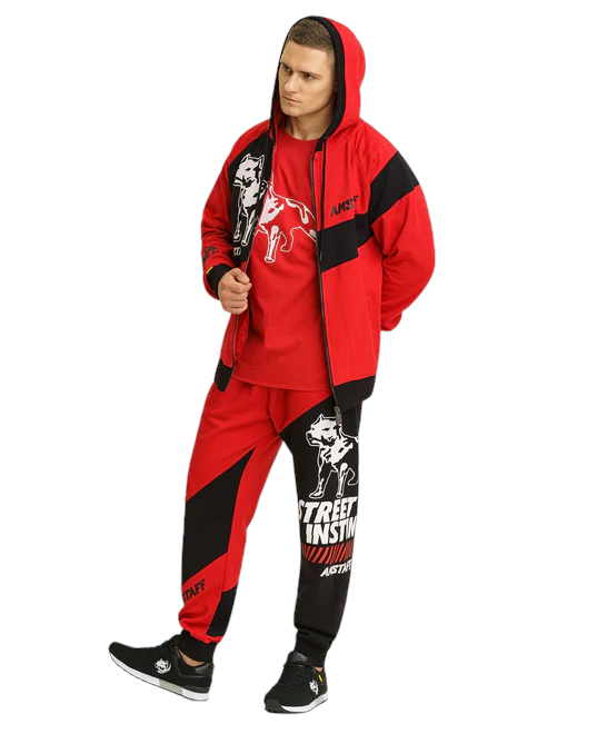 Костюм &quot;Artras Track Suit&quot;, Black/Red, Amstaff