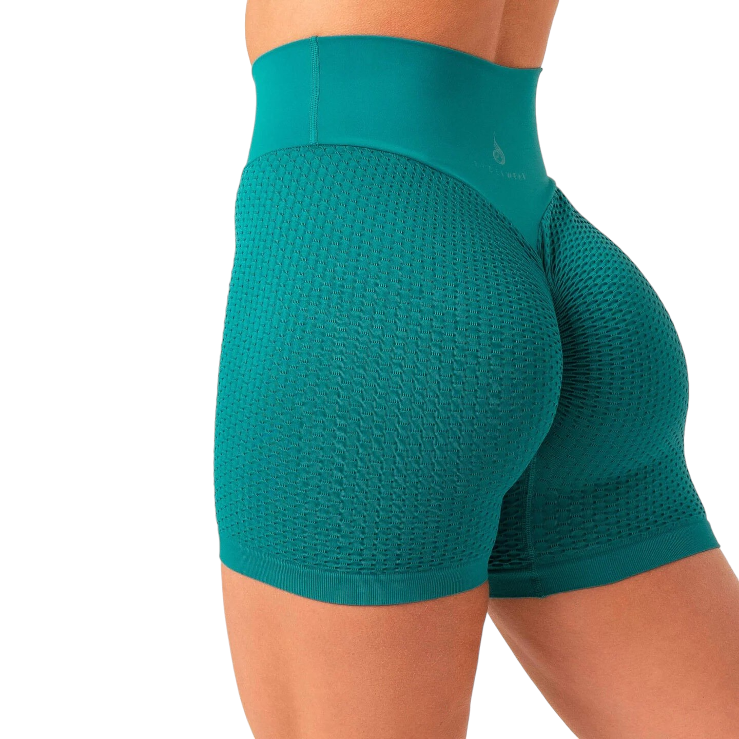 Шорты "Honeycomb Scrunch Seamless Shorts", Women's, Emerald, Ryderwear
