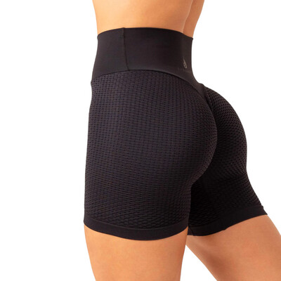 Шорты "Honeycomb Scrunch Seamless Shorts", Women's, Black, Ryderwear