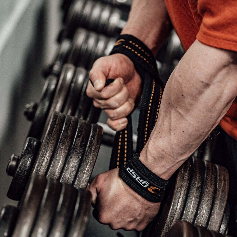 Лямки для тяги "Lifting Straps", Black, Gasp