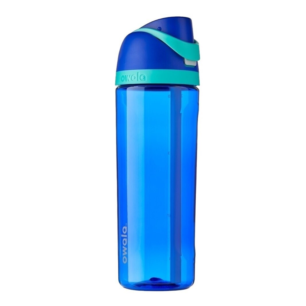 Бутылка для воды c закрытым горлышком "FreeSip Tritan", 25oz (739мл), Blueberry, OWALA