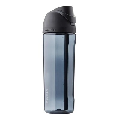 Бутылка для воды c закрытым горлышком "FreeSip Tritan", 25oz (739мл), Very Very Dark, OWALA
