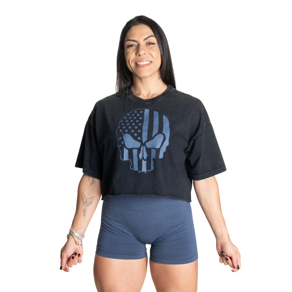 Топ &quot;Relentless Women&#39;s Tee&quot;, Acid Washed Black, Gasp