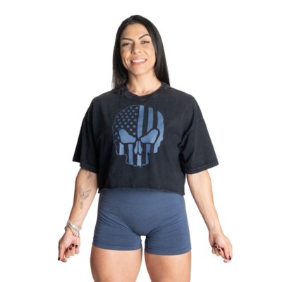 Топ &quot;Relentless Women&#39;s Tee&quot;, Acid Washed Black, Gasp