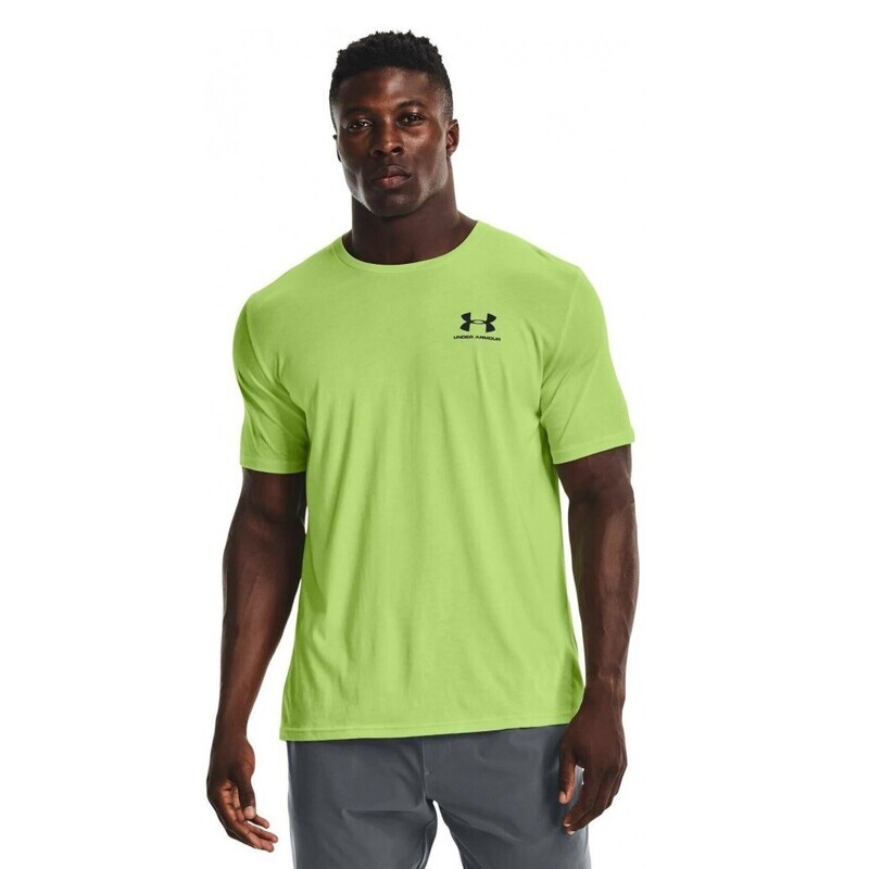 Футболка &quot;UA Left Chest Logo Short Sleeve&quot;, Men&#39;s, Green, Under Armour