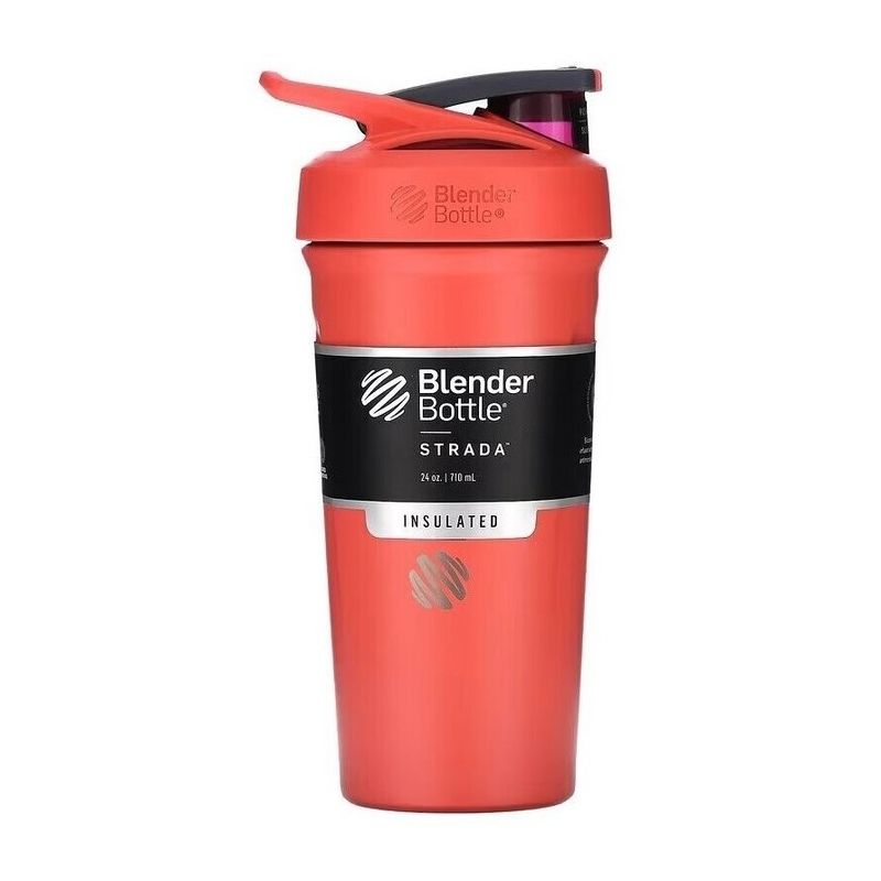 Шейкер &quot;Strada Stainless Steel&quot;, 710мл, Coral, BlenderBottle®