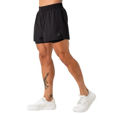 Шорты &quot;Pursuit 2 In 1 Training Shorts&quot;, Men&#39;s, Black, Ryderwear