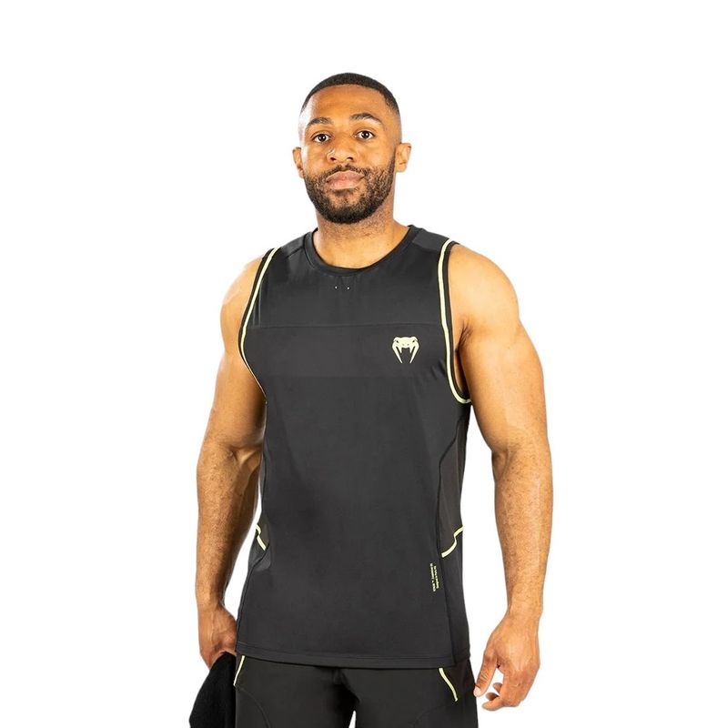 Майка &quot;Venum Fusion 2.0 Men’ Dry- Tech Tank Top&quot;, Men&#39;s, Black/Yellow, VENUM