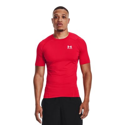 Рашгард &quot;HG Armour Comp SS&quot;, Men&#39;s, Red, Under Armour