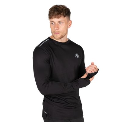 Рашгард &quot;Washington&quot;, Men&#39;s, Black, GorillaWear