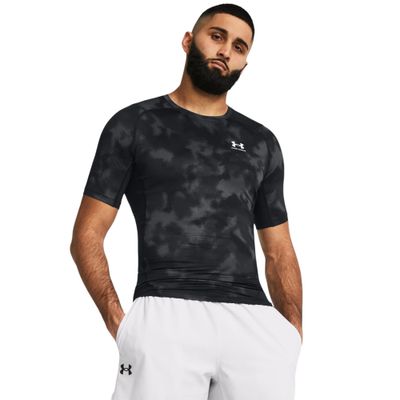 Рашгард &quot;HG Printed Short Sleeve&quot;, Men&#39;s, Black/White, Under Armour