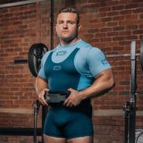 Комбинезон &quot;Reflect&quot;, Powerlifting Singlet 2024, Men&#39;s, Teal/Blue, SBD