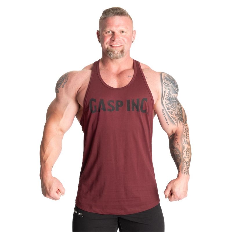 Майка &quot;Gasp Essntial T-Back&quot;, Maroon, Gasp