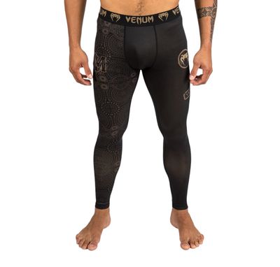 Тайтсы &quot;Venum Santa Muerte Dark Side&quot;, Men&#39;s, Black/Brown, VENUM