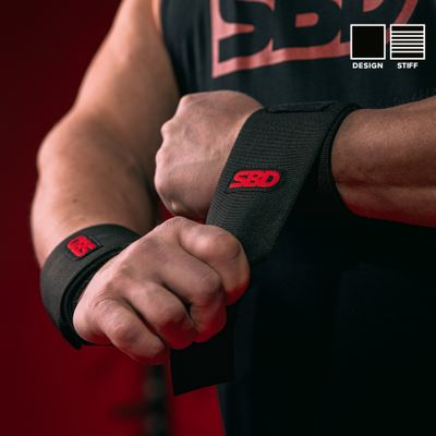 Кистевые бинты &quot;Standard 2024&quot;, Stiff (жесткие), Black, SBD