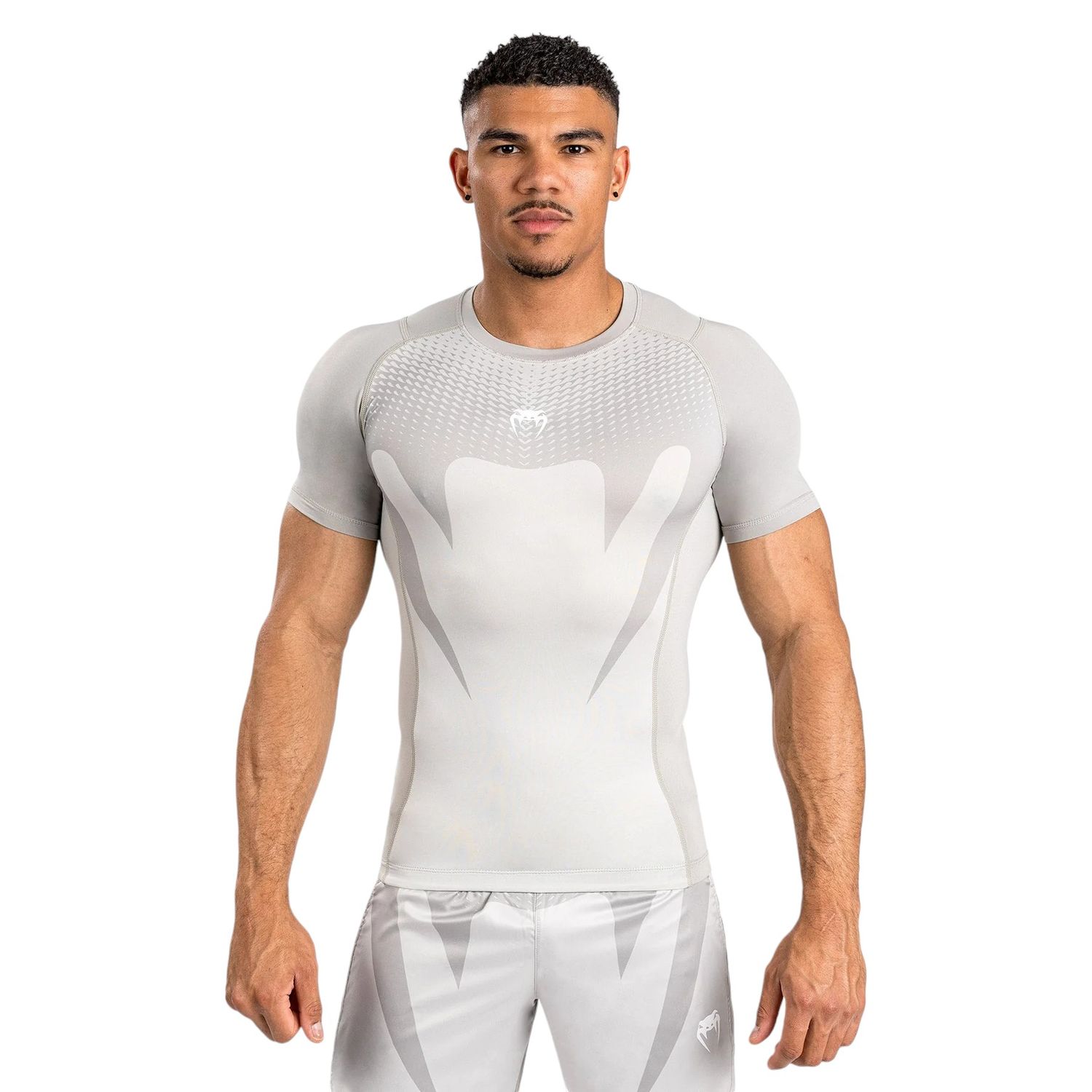 Рашгард &quot;Attack Short Sleeve Rashguard&quot;, Men&#39;s, Greige, VENUM