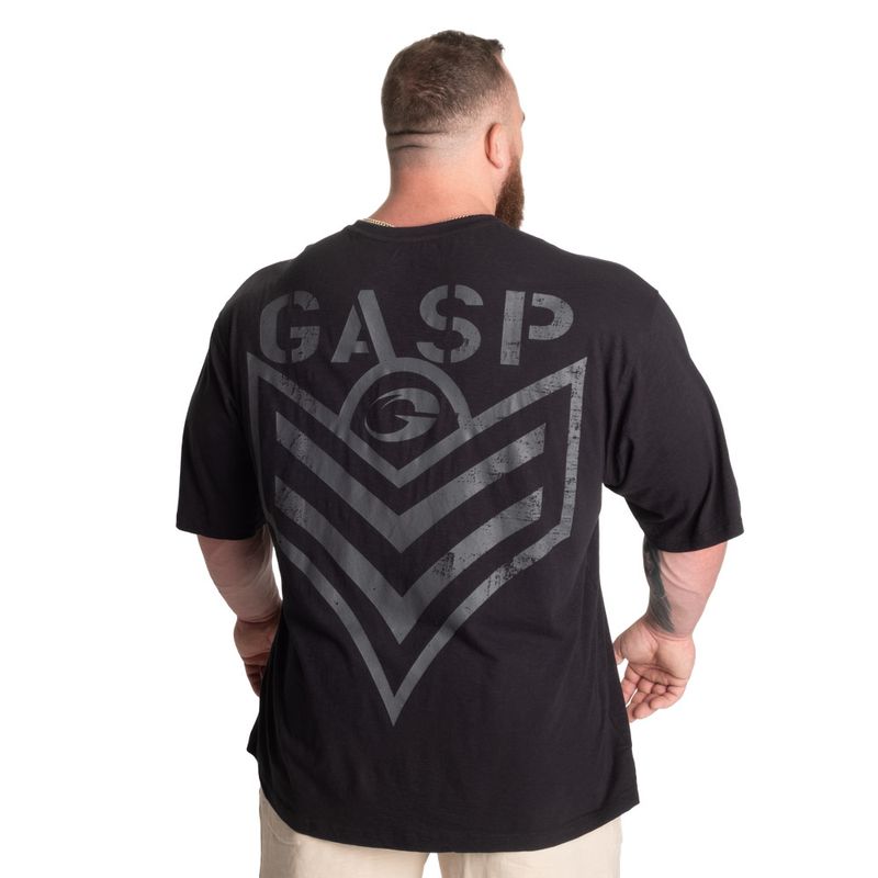 Футболка "Slub Iron Tee", Washed Black, Gasp