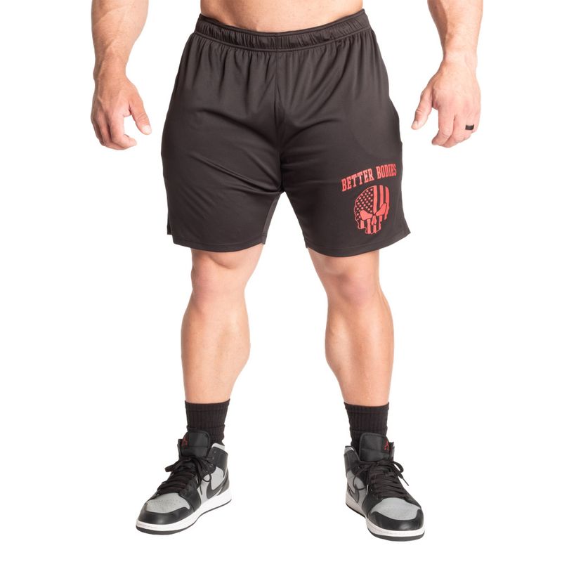Шорты &quot;Skull Function Shorts&quot;, Black/Red, Better Bodies