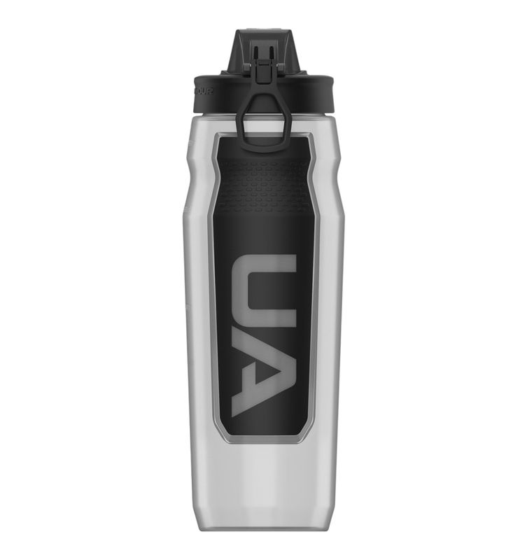 Бутылка для воды &quot;UA Playmaker Squeeze 32 oz&quot;, Clear/Black, Under Armour