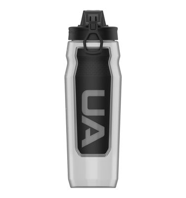 Бутылка для воды &quot;UA Playmaker Squeeze 32 oz&quot;, Clear/Black, Under Armour