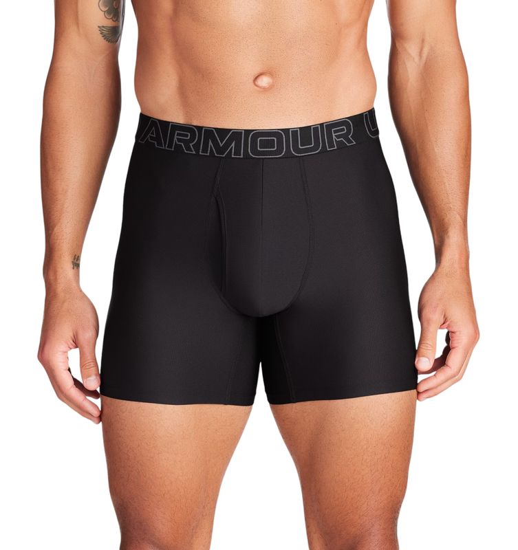 Нижнее белье &quot;UA Performance Tech™ 6&quot; 3-Pack Boxerjock®&quot;, Men&#39;s, Black/Castlerock, Under Armour