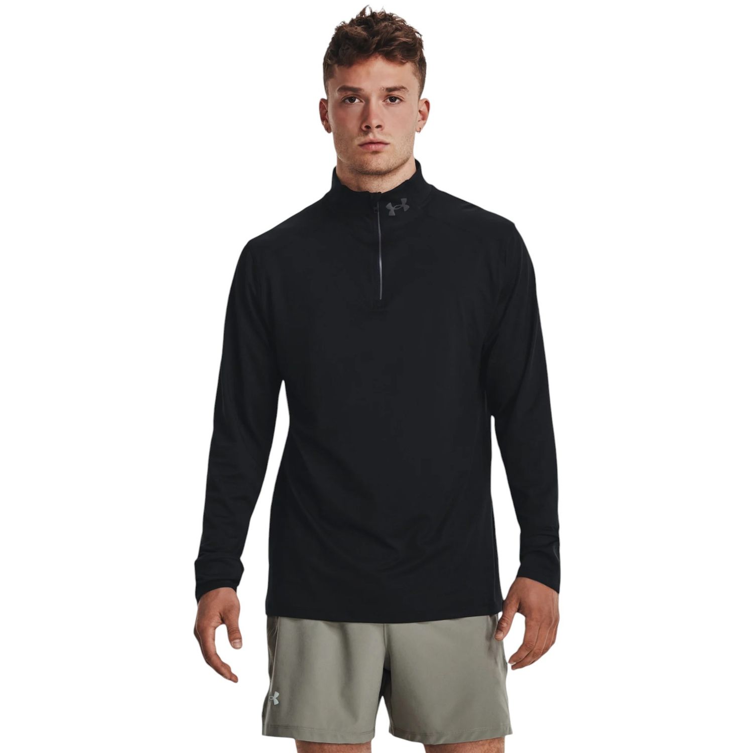Рашгард &quot;UA Qualifier Run ½ Zip&quot;, Men&#39;s, Black, Under Armour