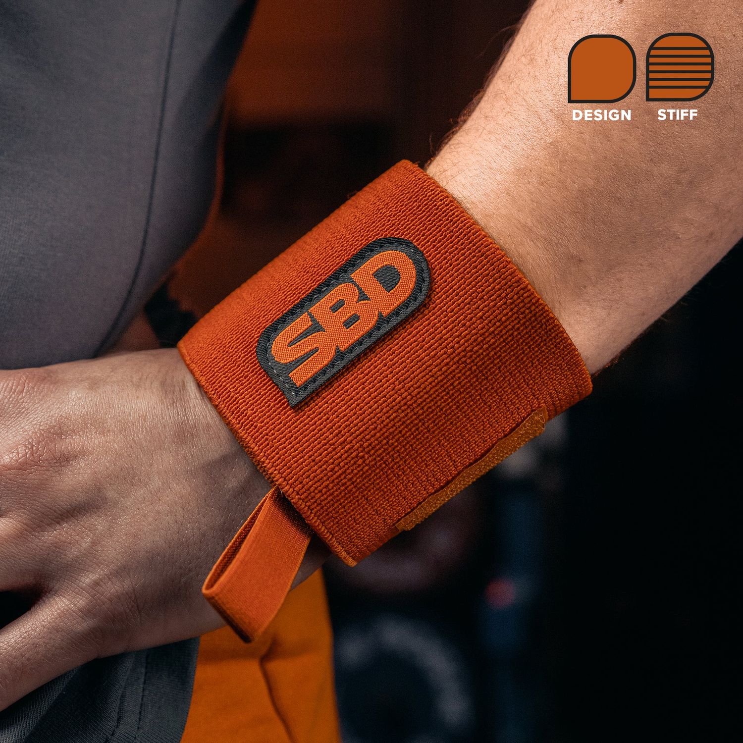 Кистевые бинты &quot;Forge&quot;, Stiff (жесткие), Orange, SBD