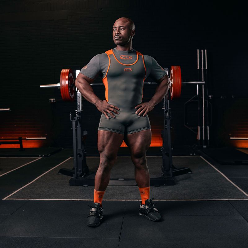 Комбинезон &quot;Forge&quot;, Powerlifting Singlet 2024, Men&#39;s, Grey, SBD