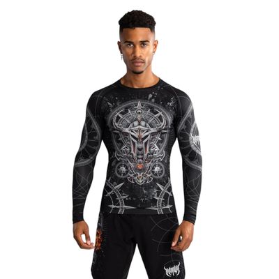 Рашгард &quot;GLADIATOR 5.0 Long sleeves Rashguard&quot;, Men&#39;s, Black/Silver, VENUM