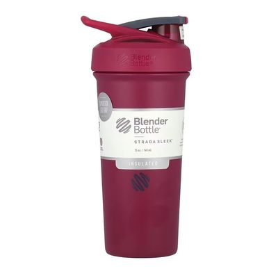 Шейкер &quot;Strada Sleek™&quot;,  Insulated Stainless Steel, 740мл, Raspberry, BlenderBottle®