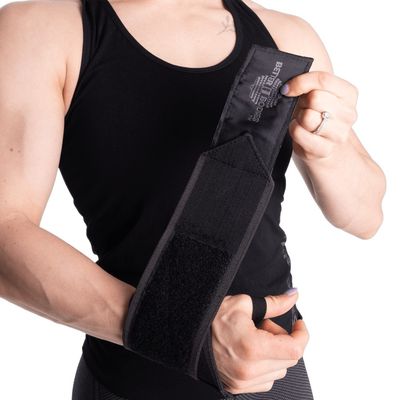 Кистевые бинты &quot;Heavy BB wrist wraps&quot;, 24&#39; (60см), Black, Better Bodies