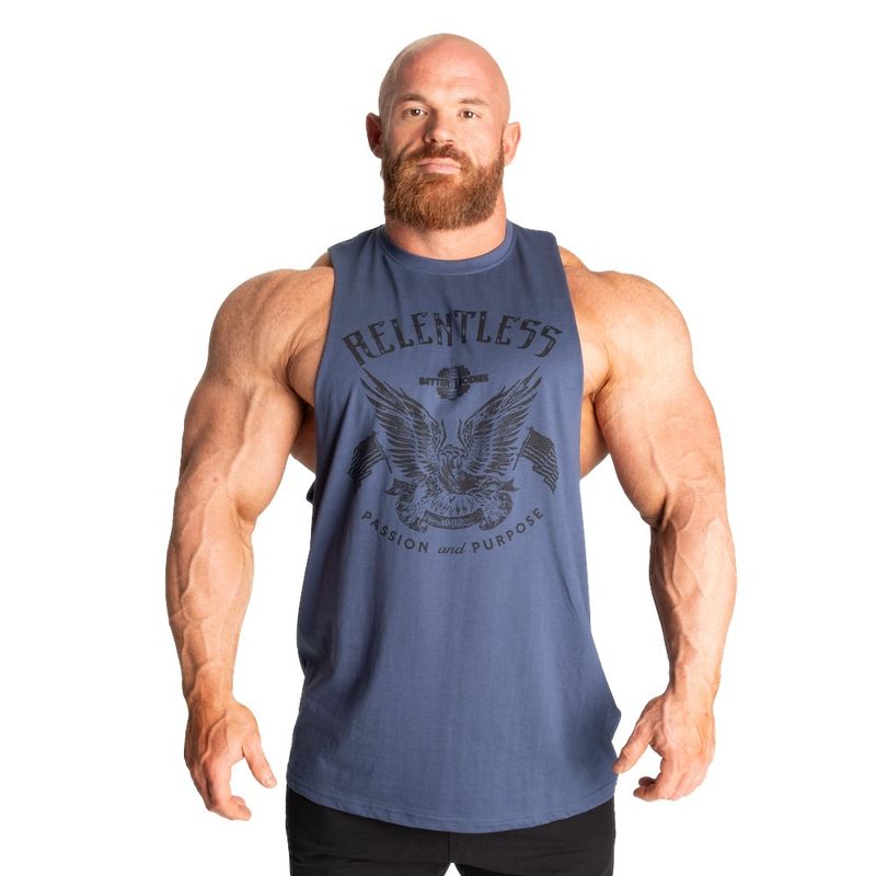 Майка &quot;Relentless Cut Out Tank&quot;, Sky Blue, Better Bodies