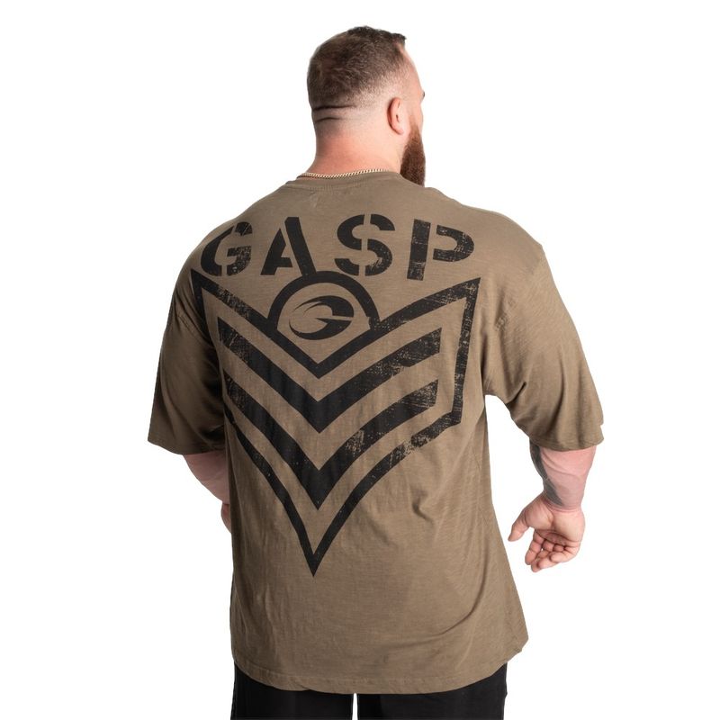 Футболка "Slub Iron Tee", Washed Green, Gasp