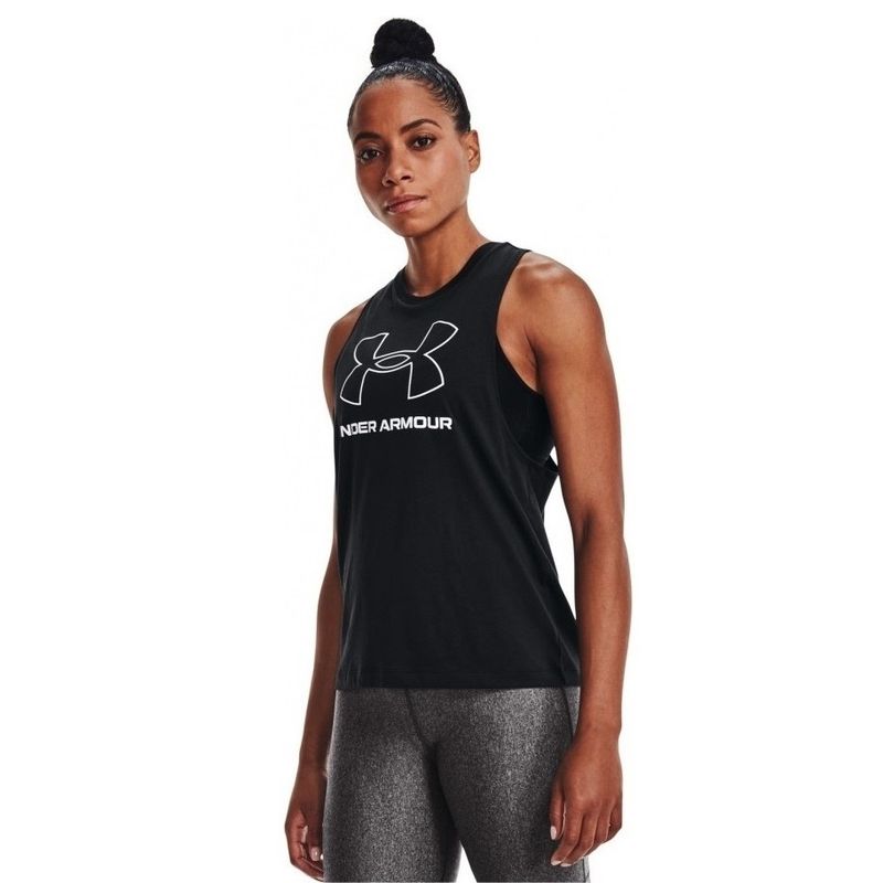 Майка "UA Sportstyle Logo Tank", Women's, Black, Under Armour