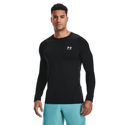 Рашгард HeatGear &quot;Fitted Long Sleeve&quot;, Men&#39;s, Black, Under Armour