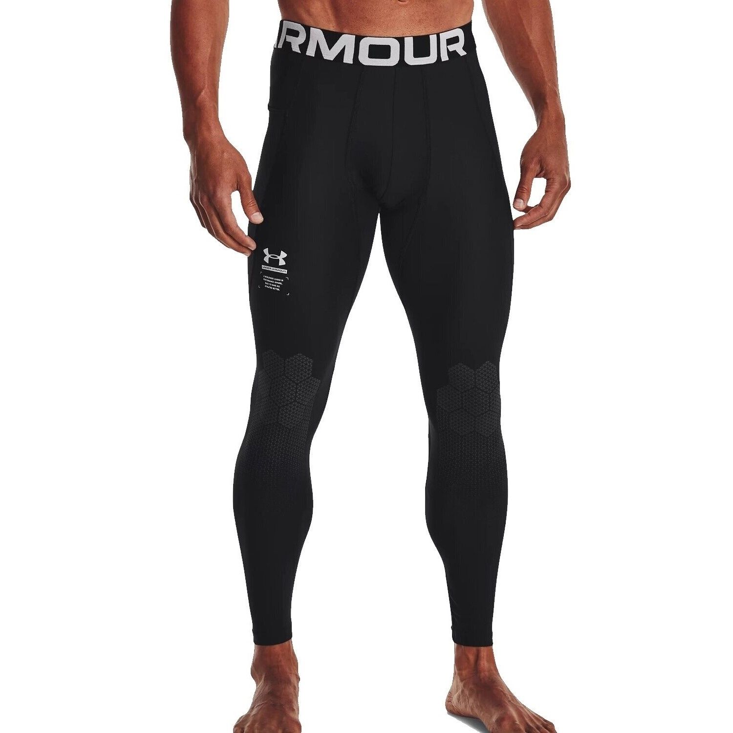 Тайтсы &quot;UA HeatGear ArmourPrint Leggings&quot;, Men&#39;s, Black, Under Armour