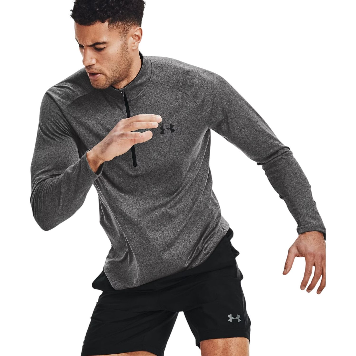 Рашгард &quot;Tech 2.0 1/2 Zip&quot;, Men&#39;s, Grey, Under Armour