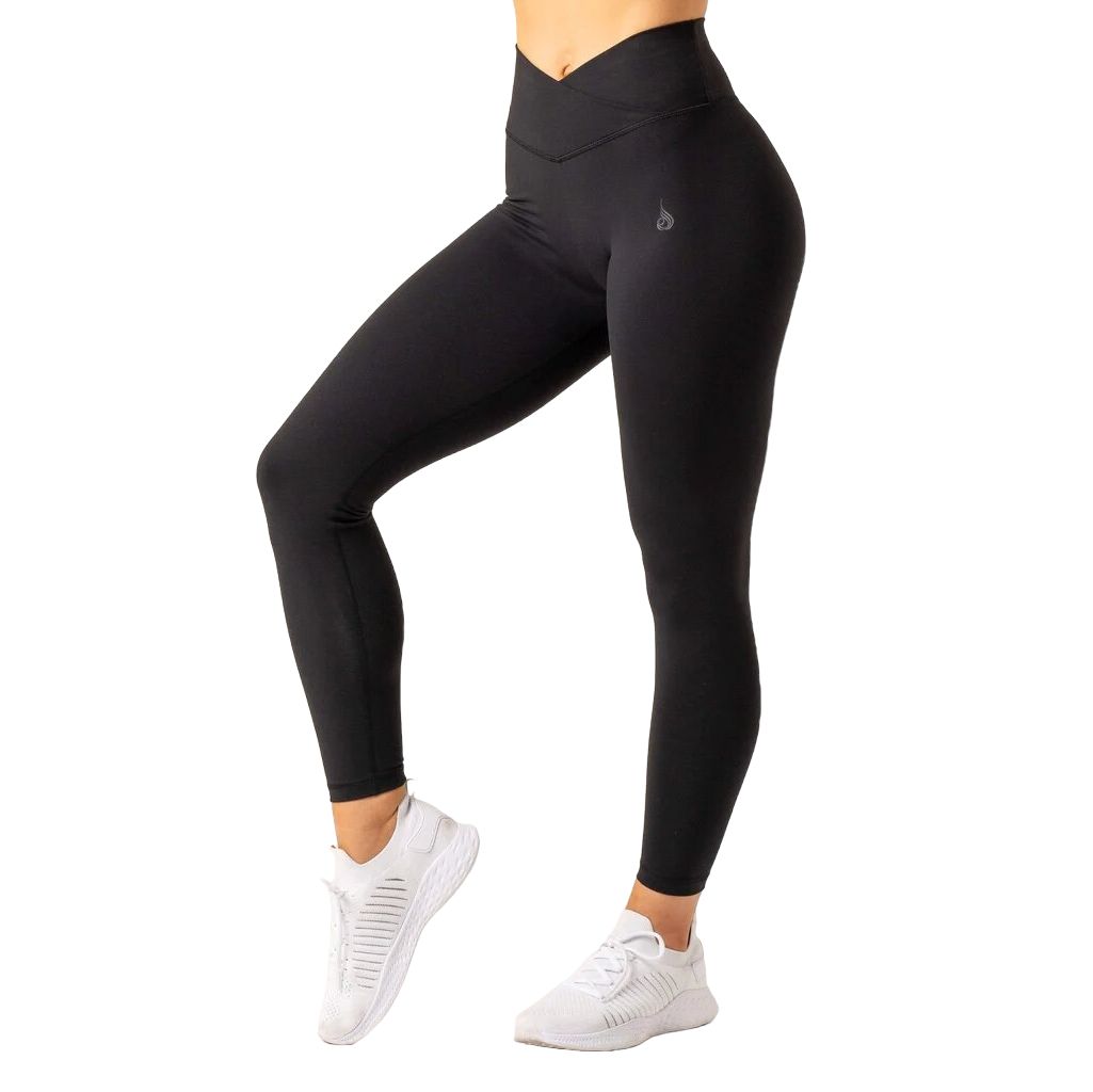 Леггинсы &quot;Momentum Cross Over Scrunch Leggings&quot;, Women&#39;s, Black, Ryderwear