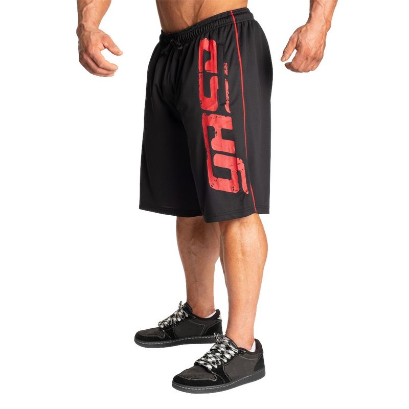 Шорты "Pro Mesh Shorts", Black/Red, Gasp
