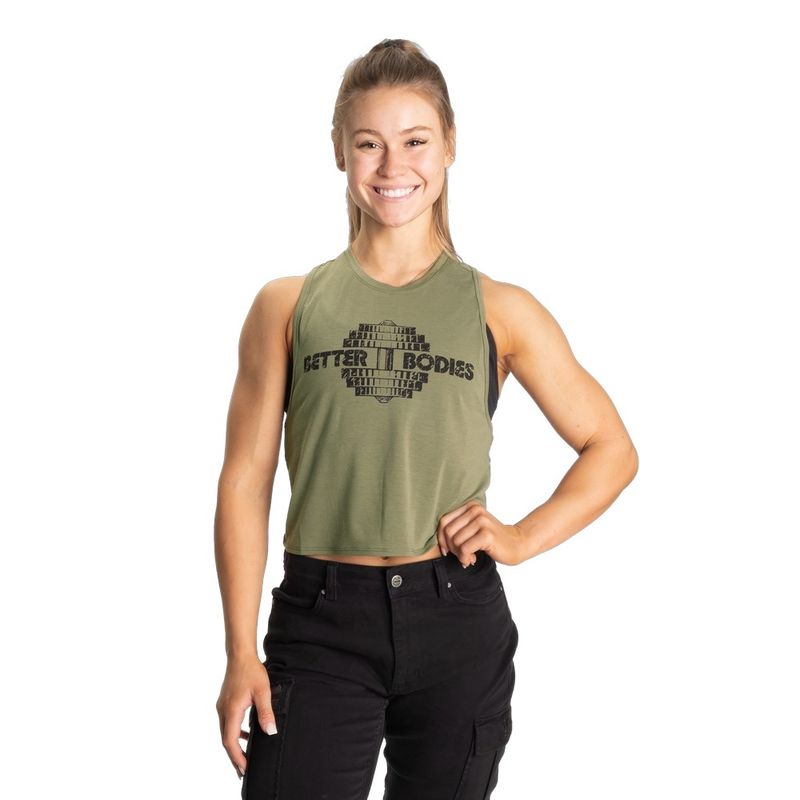 Топ &quot;Empire Loose Racerback&quot;, Washed Green, Better Bodies