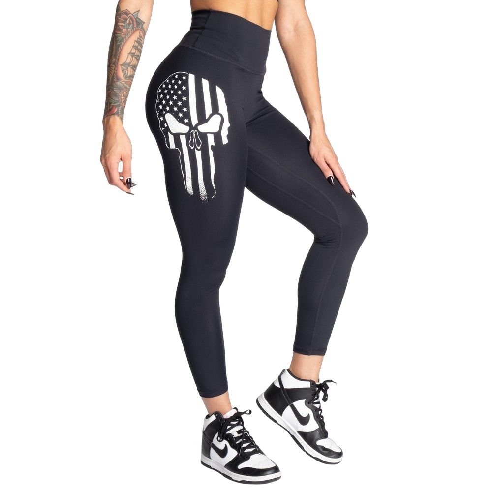 Леггинсы &quot;Skull Core&quot;, Black, Better Bodies