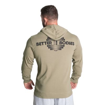 Спортивная кофта &quot;Light zip hood&quot;, Washed Green, Better Bodies