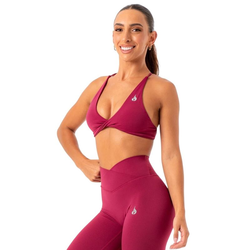 Топ &quot;NKD Twist Sports Bra&quot;, Wine, Ryderwear