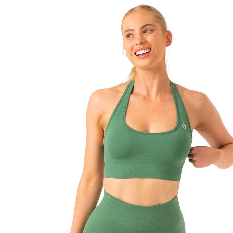 Топ &quot;Contour Halter Bra&quot;, Forest Green Marl, Ryderwear