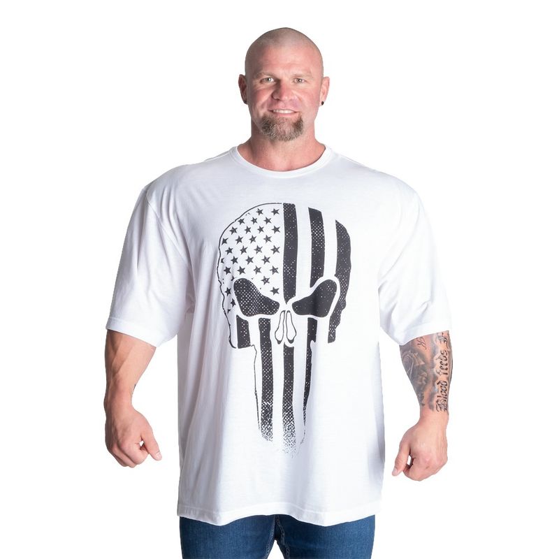 Футболка &quot;Skull Divison&quot;, White. Gasp