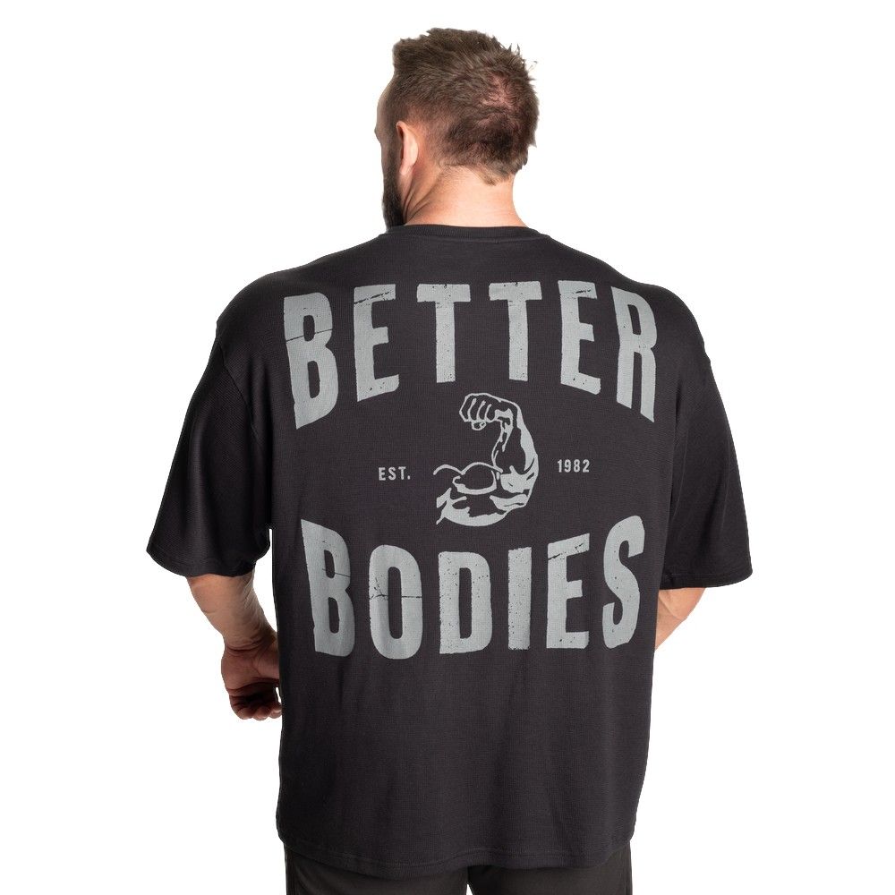 Футболка &quot;Muscle Iron Thermal Tee&quot;, Asphalt, Better Bodies