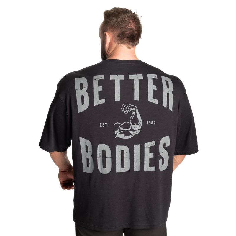 Футболка &quot;Muscle Iron Thermal Tee&quot;, Asphalt, Better Bodies