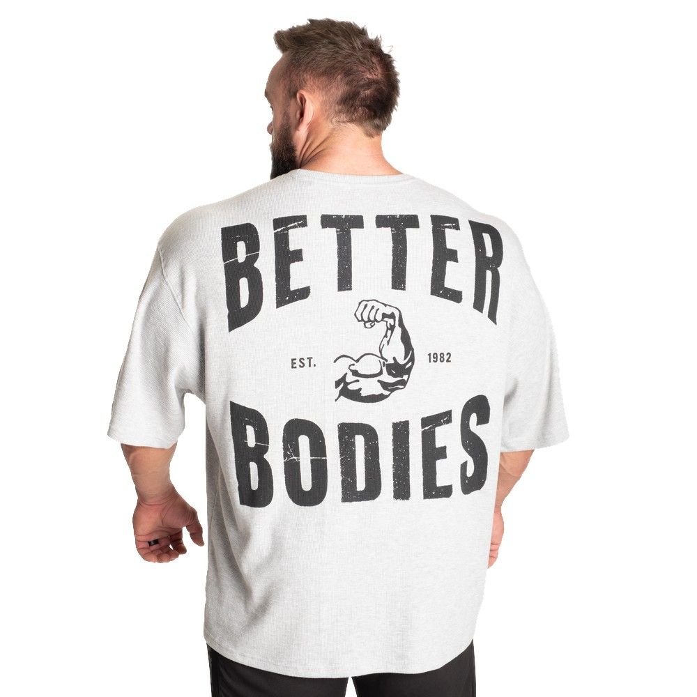 Футболка &quot;Muscle Iron Thermal Tee&quot;, Grey Melange, Better Bodies