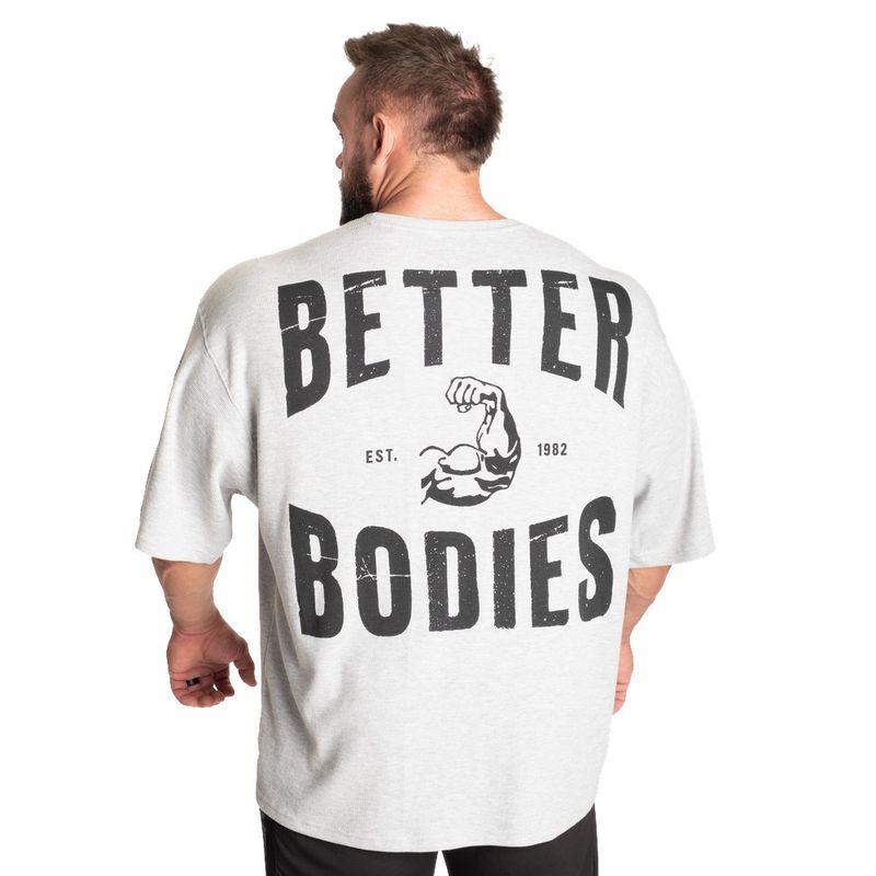 Футболка &quot;Muscle Iron Thermal Tee&quot;, Grey Melange, Better Bodies