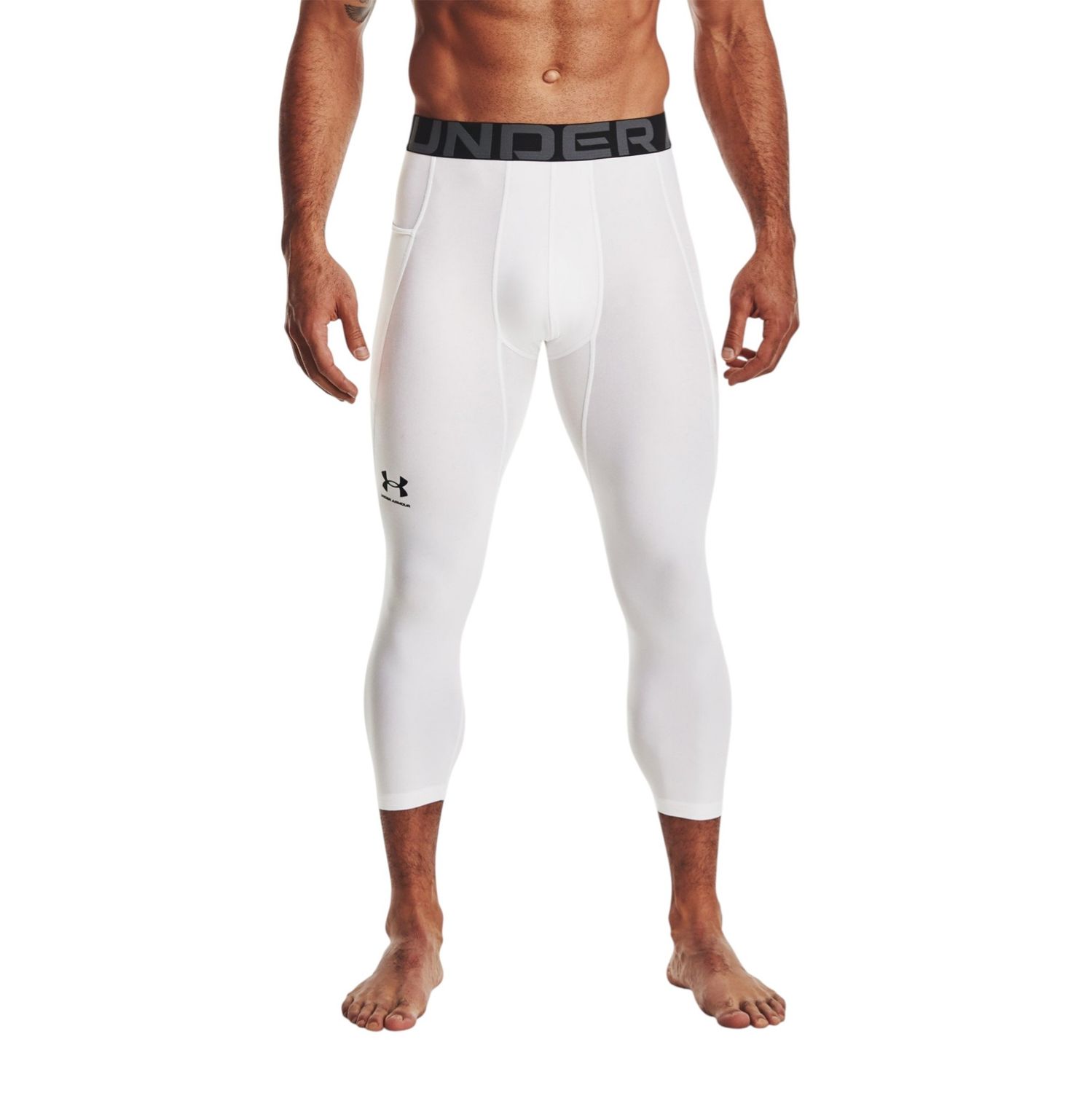 Тайтсы &quot;UA HeatGear 3/4 Armour Leggings&quot;, Men&#39;s, White, Under Armour